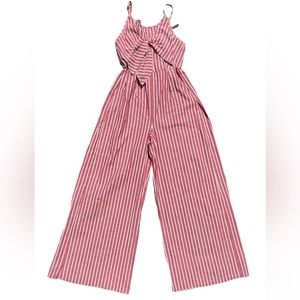 Summer jumpsuit yacht boatcore nautical striped pants red jumpsuit romper